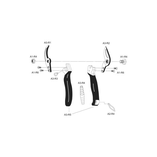 SHORT BLADE VINE SHEARS 20 mm (0.8 in)