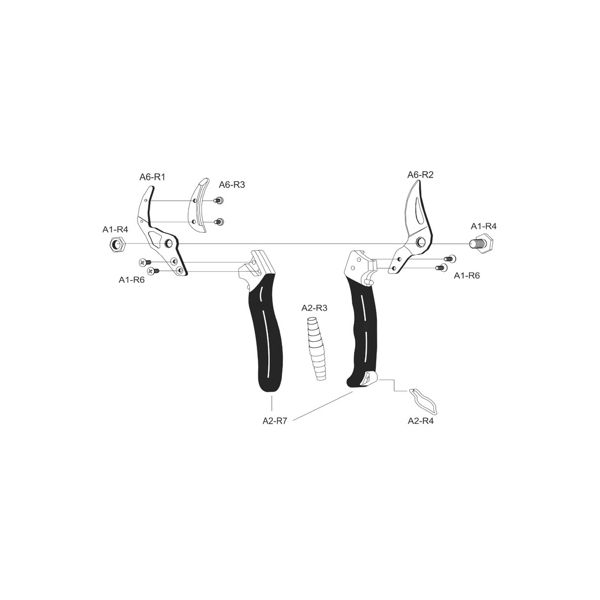 CURVED ANVIL CUT PRUNING SHEARS (SLICING CUT) 25 mm (1.0 in)