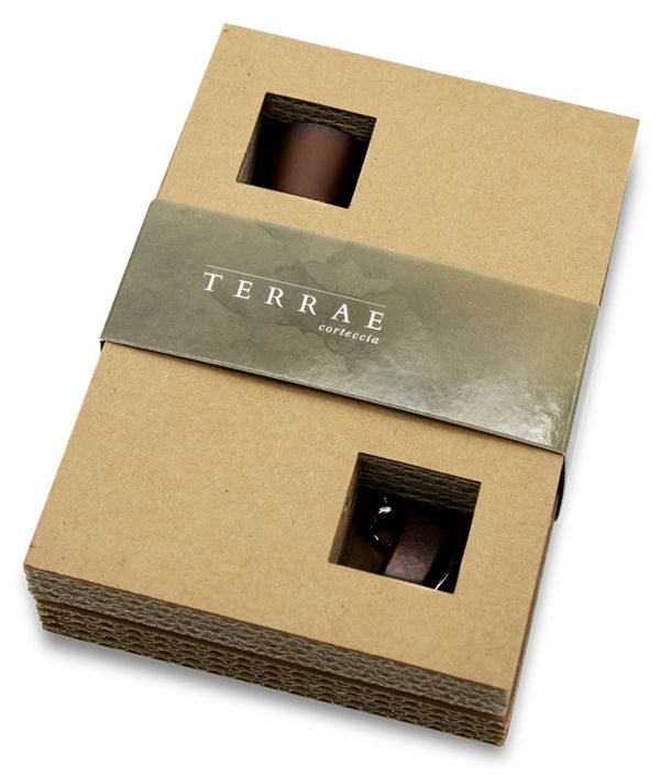 FARFALLI WINE SET TERRAE - BARK DOLPHIN CORKSCREW + STOPPER, pkg GIFT BOX