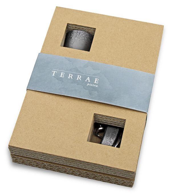 FARFALLI WINE SET TERRAE - STONE DOLPHIN CORKSCREW + STOPPER, pkg GIFT BOX