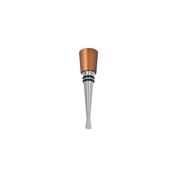 FARFALLI STOPPER LIGHT, S/S BODY w/ALUMINUM TOP, LIQUID COPPER, pkg BLACK CARTON BOX, FARFALLI (FF 520)