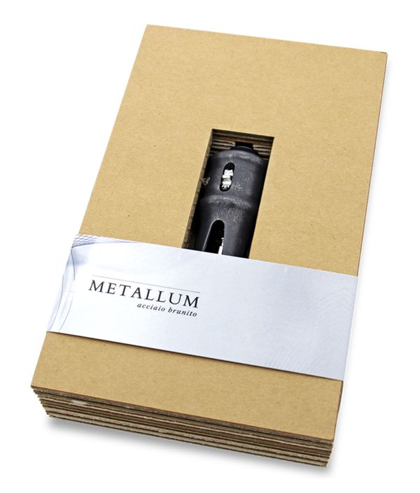 FARFALLI CORKSCREW BELLAGIO METALLUM, BURNISHED STEEL, C/S RACK AND PINION MECHANISM, pkg GIFT BOX