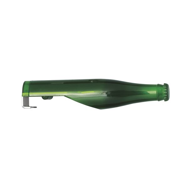 FARFALLI BOTTLE OPENER BREWMASTER, GREEN PLASTIC hdl C/S CAP OPENER, BULK pkg