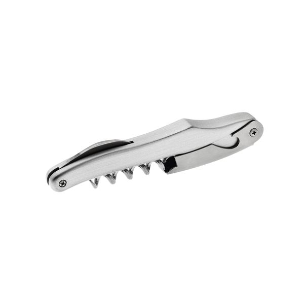 FARFALLI CORKSCREW DOLPHIN, SILVER ALUMINUM hdl pkg BLACK CARTON BOX, FARFALLI (FF 520)