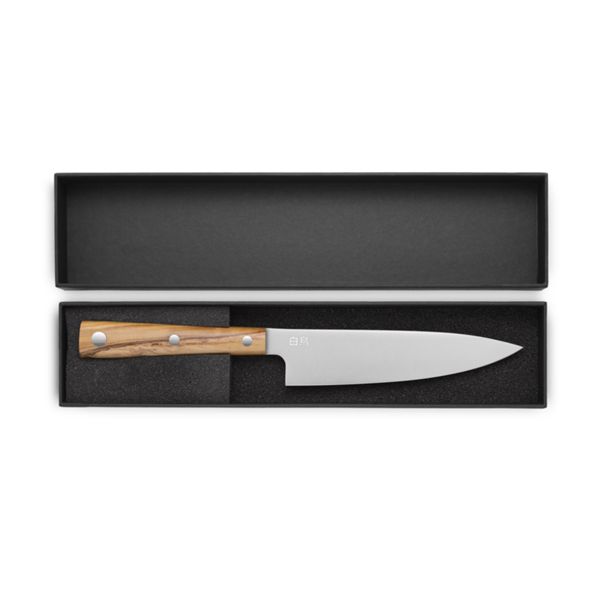 DUE CIGNI HAKUCHO GYUTO CM 21 - S/S 4199 NITRO B, OLIVE WOOD hdl