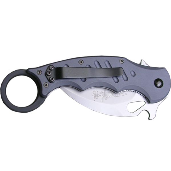 FOX KARAMBIT FOLD. KNIFE, ALUMINUM hdl, bld N690