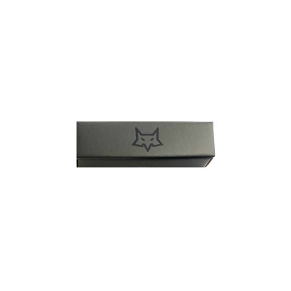 FOX MINI KA, FOLD. KNIFE BLACK NYLON hdl, 1.4116 S/S SANDBLASTED BL