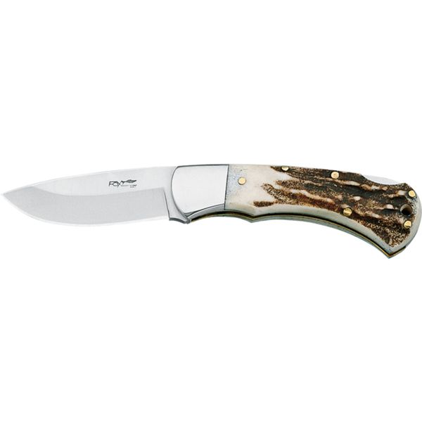 SILVER COLLECTION FOLD. KNIFE, bld S/S N690, STAG HORN hdl