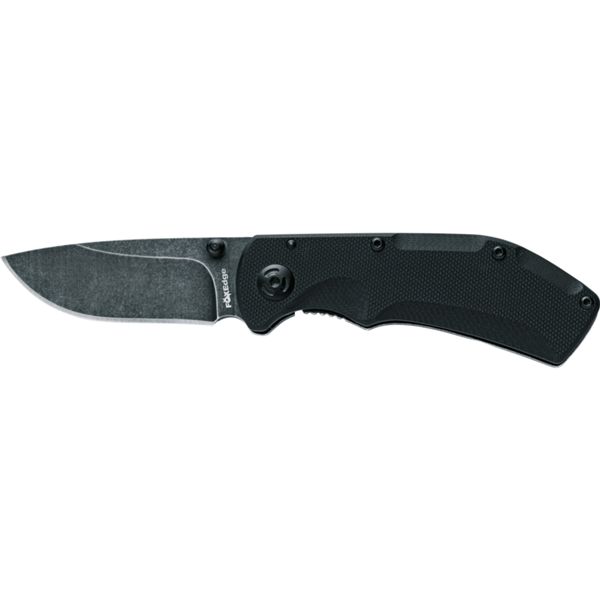 FOX EDGE POP SMOKE BLACK G10 HANDLE, 8Cr13 BLADE