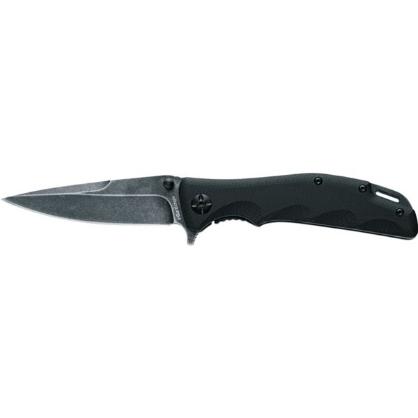 FOX EDGE MANDATORY FUN BLACK G10 HANDLE, 8Cr13 BLADE