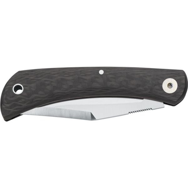 FOX LIBAR FOLD. KNIFE CARBON FIBER hdl, M390 S/S SATIN bld