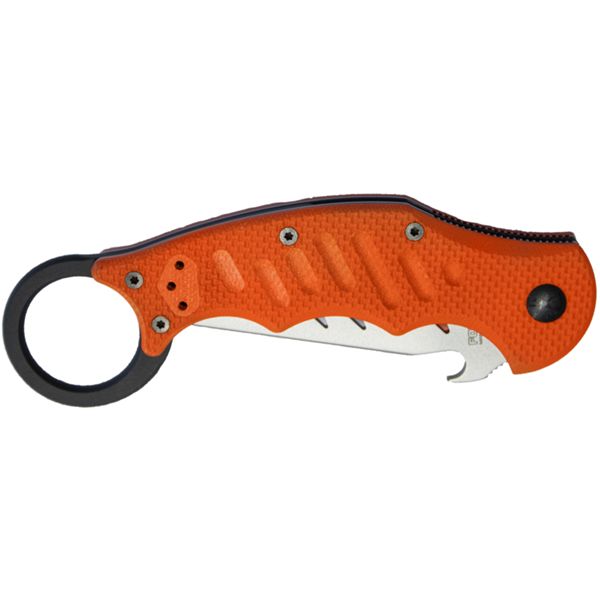 FOX DART FOLD. KNIFE TRAINING VERSION G10 ORANGE hdl