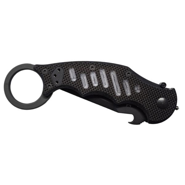 FOX DART XT, FOLD. KNIFE, LAWKS SYS, bld N690 BLK, hdl G10 BLK, SERRATED