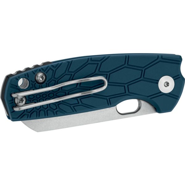 FOX/VOX BABY CORE FOLD. KNIFE BLUE FRN hdl, N690 STONEWASHED bld, BLACK SPACER