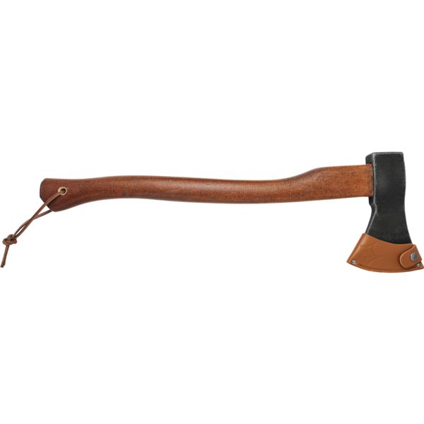 FOX AXE SEKIRA CARBON STEEL C45/1045 bld, WOOD HIKORY COLOR WALNUT