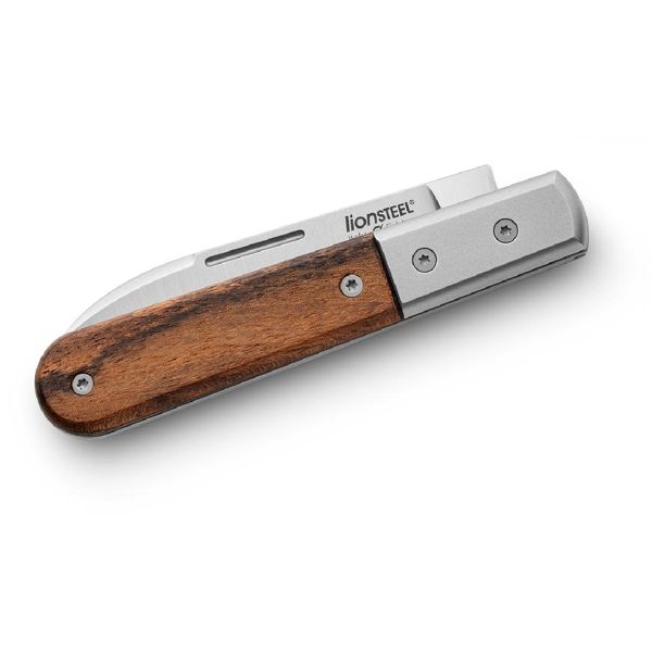 BARLOW - Spear M390 blade, Santos wood Handle, Ti Bolster & liners