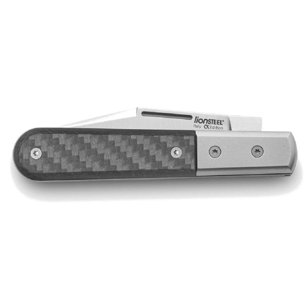 BARLOW - Clip M390 blade, Carbon Fiber Handle, Ti Bolster & liners