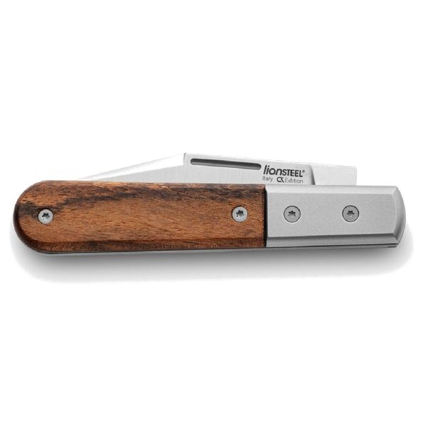 BARLOW - Clip M390 blade, Santos wood Handle, Ti Bolster & liners