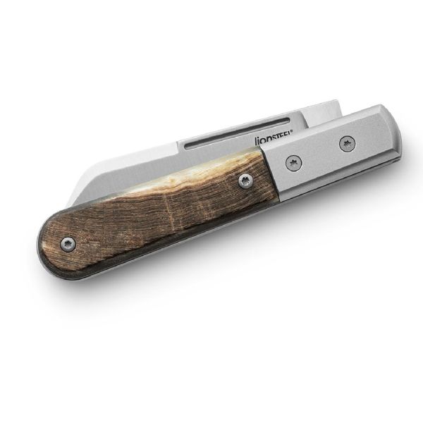 BARLOW - Sheepsfoot M390 blade, Ram Handle, Ti Bolster & liners