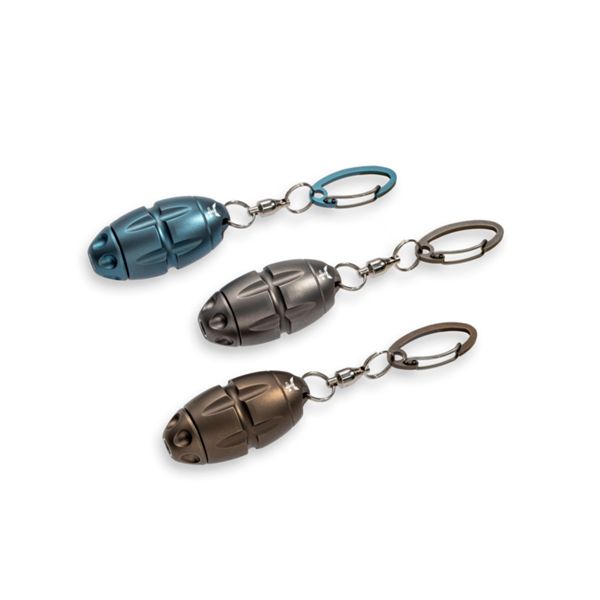 Eggie - Blue Titanium case with stainless steel bits for 7 uses