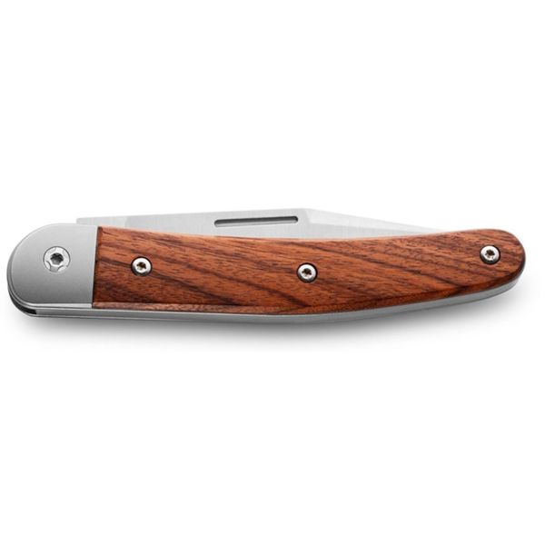 JACK - M390 Clip bld, Santos wood hdl, Titanium Bolster & liners