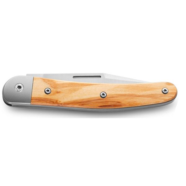 JACK - M390 Clip bld, screw driver bld, Olive wood hdl, Ti Bolster & liners