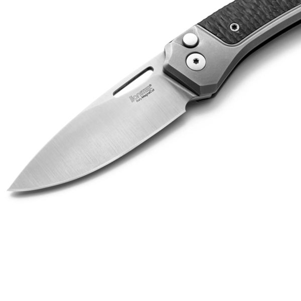 TWAIN - Folding knife Magnacut bld, Titanium and Carbon Fiber hdl