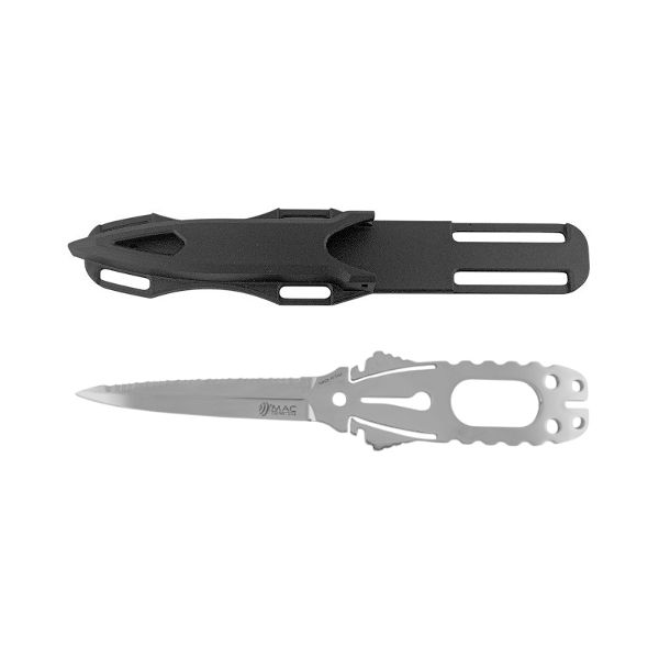 DIVING KNIFE GUNSTER, S/S bld 11 CM, S/S hdl, +SHEATH