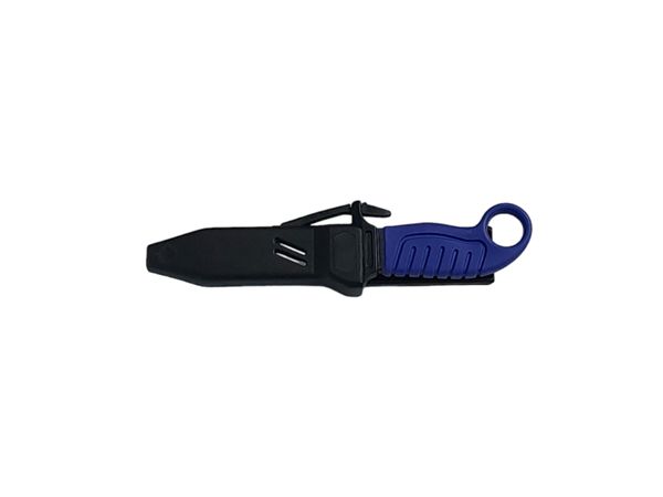 DIVING KNIFE SQUALO, S/S bld 13 CM, PLASTIC hdl: PRP, +SHEATH, +RUBBER RING SPARE PART