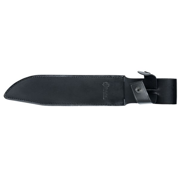 OUTDOOR KNIFE XJ24, S/S bld, PLASTIC hdl: BLK, +SHEATH