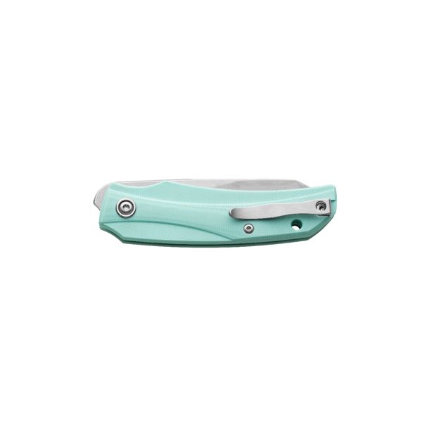 MKM ICE – MAGNACUT SW bld - TIFFANY G10 hdl, S/S LINER, SPACER AND REVERSIBLE CLIP, +ZIP NYLON POUCH