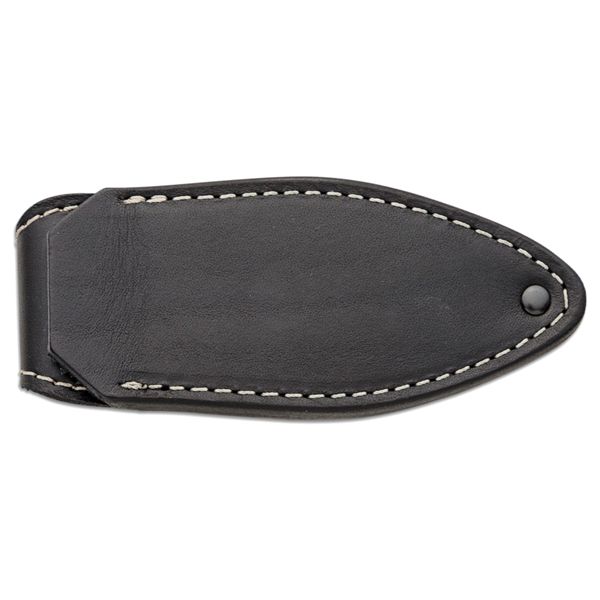 MKM FIXED BLADE MAGNETIC POCKET LEATHER SHEATH – BLACK LEATHER (MAKRO)