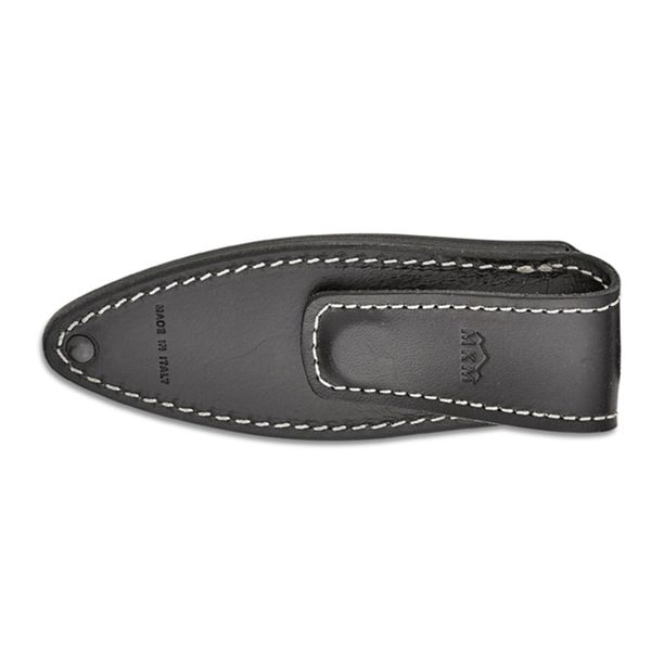 MKM FIXED BLADE MAGNETIC POCKET LEATHER SHEATH – BLACK LEATHER (POCKET TANGO)