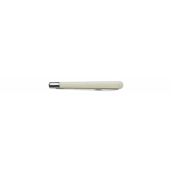 TASTING KNIFE - ONLY BLADE - PLAIN EDGE, IVORY PLASTIC hdl - 14 CM , SINGLE BOX PACKAGE