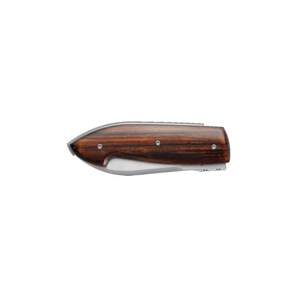 VIPER, TIMELESS, FOLD. KNIFE, W.NR.1.4116 bld, COCOBOLO WOOD/PAU SANTO hdl, LEATHER POUCH