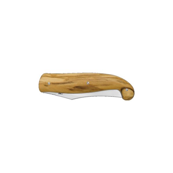 VIPER, SENESE, FOLD. KNIFE, W.NR.1.4116 bld, OLIVEWOOD hdl, FINE SUEDE POUCH