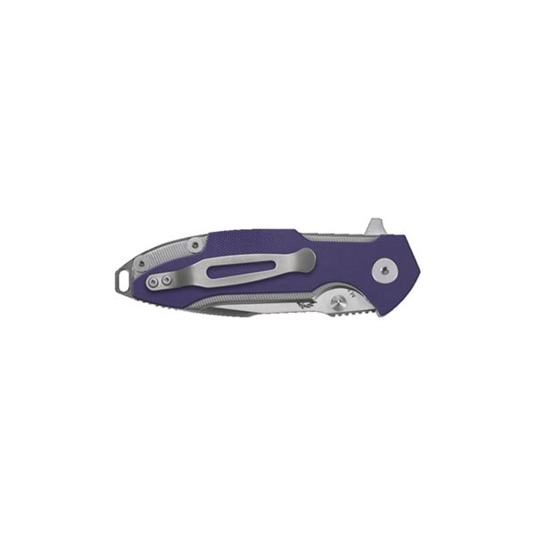 VIPER, STORM, FOLD. KNIFE, BOHLER M390 SATIN bld, TITANIUM 3D/G10 PURPLE hdl, HMBS TITANIUM/STEEL SP ACER, BEARING SYSTEM/TITANIUM CLIP