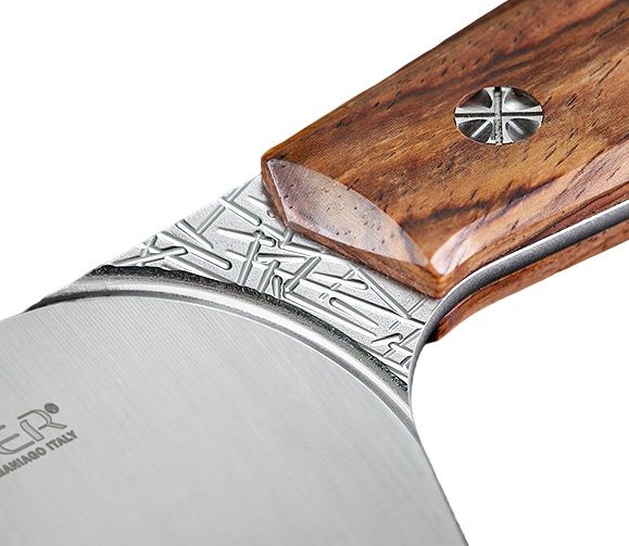 VIPER, SAKURA SERIES, STEAK KNIFE, BUDERUS NITRO B bld, ZIRICOTE WOOD hdl, 2 PIECES GIFT BOX