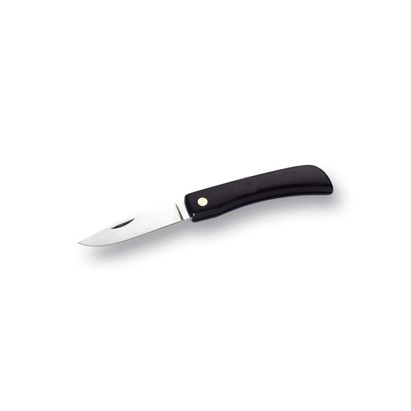 FOLD. KNIFE, POCKET, BLK PLASTIC hdl, C/S bld, SMALL SIZE, BULK pkg