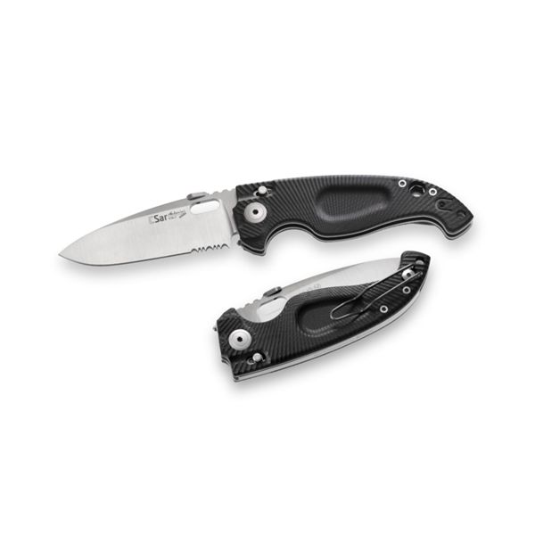 FOLD. KNIFE, RESeT Series, BLK G10 hdl, +CLIP, S/S NITRO-B bld, RETAIL pkg