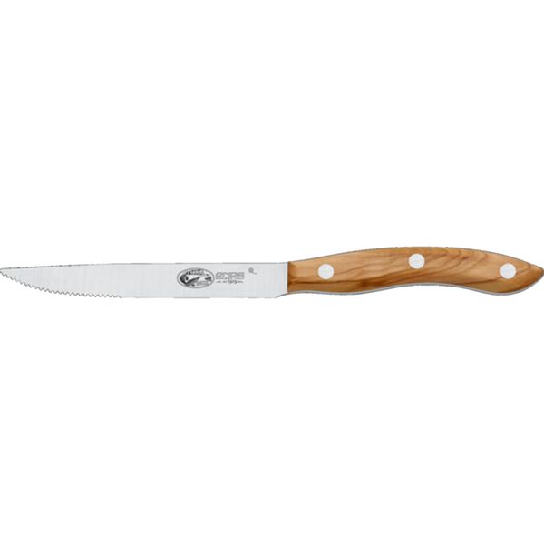 ONDA LINE Steak knife CM 11 OLIVE wood hdl