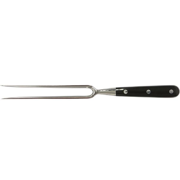 AD HOC FORGED CARVING FORK, 18 CM BLACK POM hdl