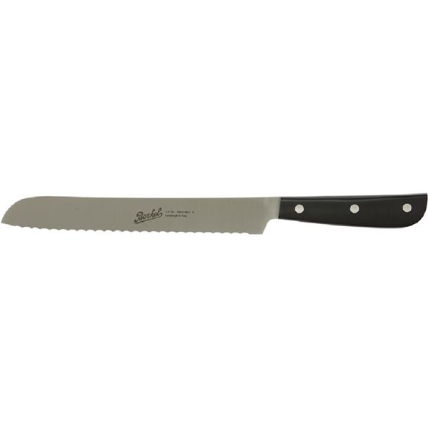 BREAD KNIFE, 22 CM BLACK POM hdl