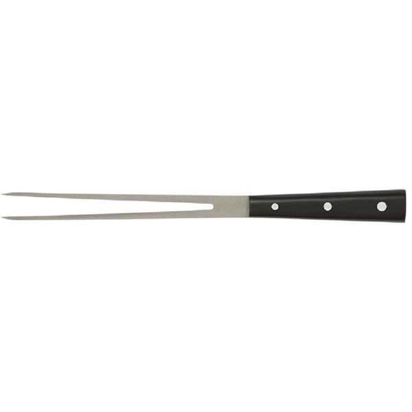 CARVING FORK, 18 CM BLACK POM hdl