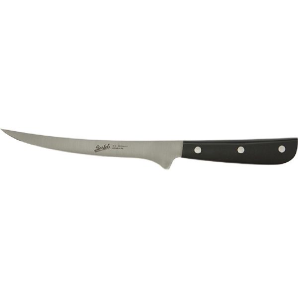 FILLETING KNIFE, 18 CM BLACK POM hdl