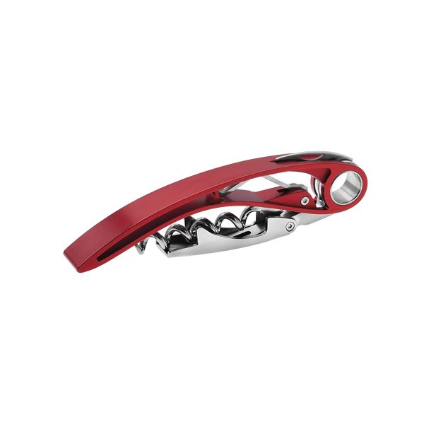 FARFALLI CORKSCREW ARIA, RED ALUMINUM hdl pkg BLACK CARTON BOX, FARFALLI (FF 520)