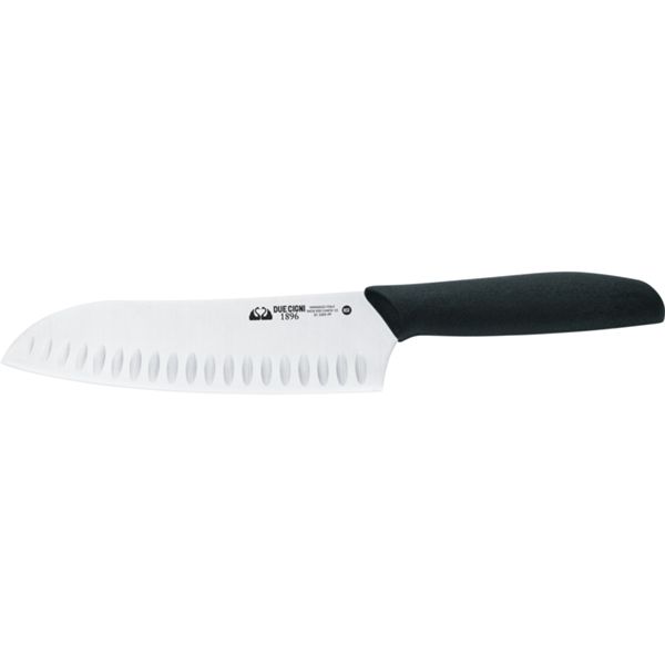 DUE CIGNI 1896 LINE SANTOKU KNIFE CM 18 - S/S 4116 - hdl PP