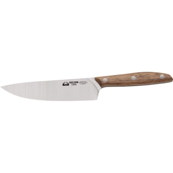 DUE CIGNI 1896 LINE COOK'S KNIFE CM 15 - S/S 4116 - hdl WALNUT