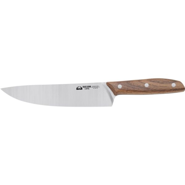 DUE CIGNI 1896 LINE COOK'S KNIFE CM 20 - S/S 4116 - hdl WALNUT