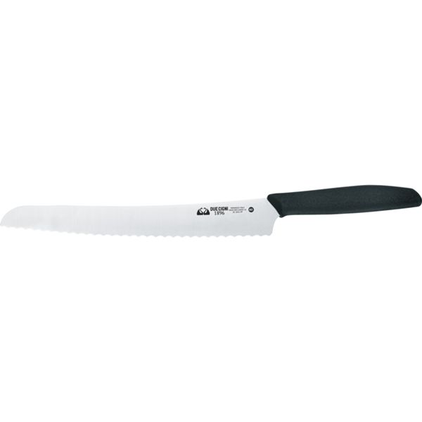 DUE CIGNI 1896 LINE BREAD KNIFE CM 20 - S/S 4116 - hdl PP